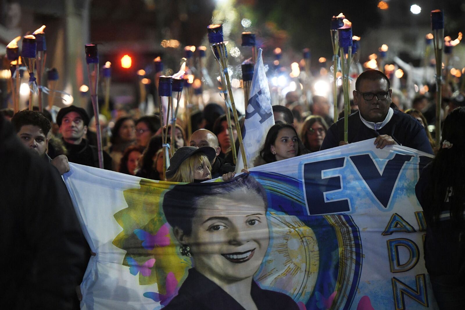 "Reivindicamos los valores que Evita predicaba", dijo Andrés Rodríguez, secretario general de UPCN.