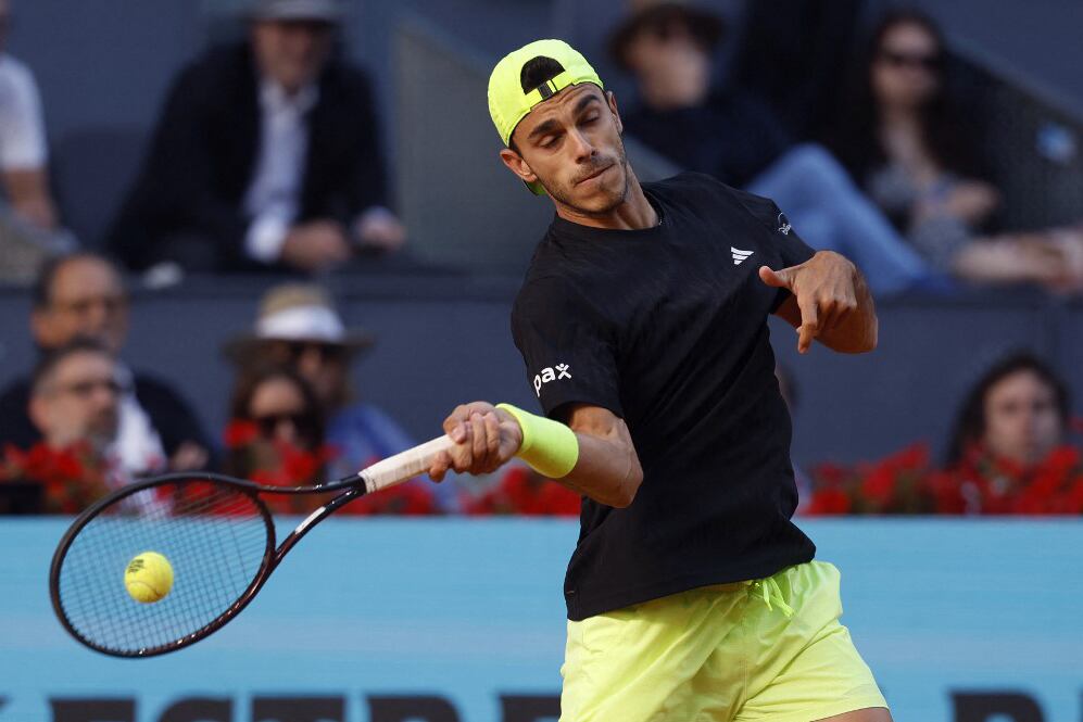 Fran Cerúndolo, en un gran momento.