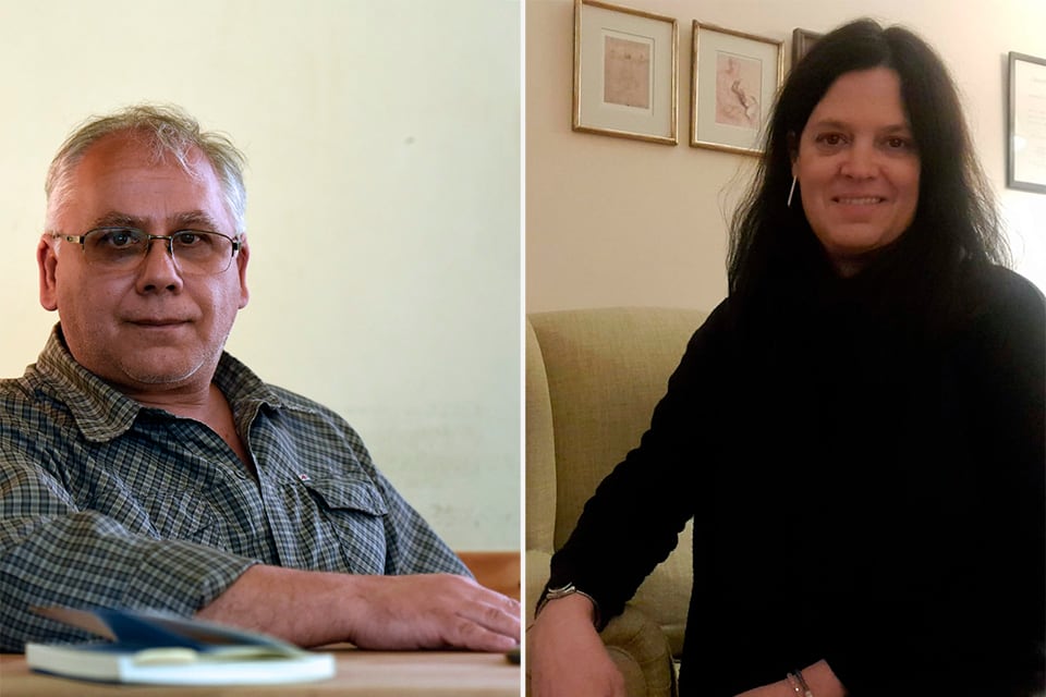 Daniel Perretta y Florencia Bojanich organizan las 25 Jornadas. 