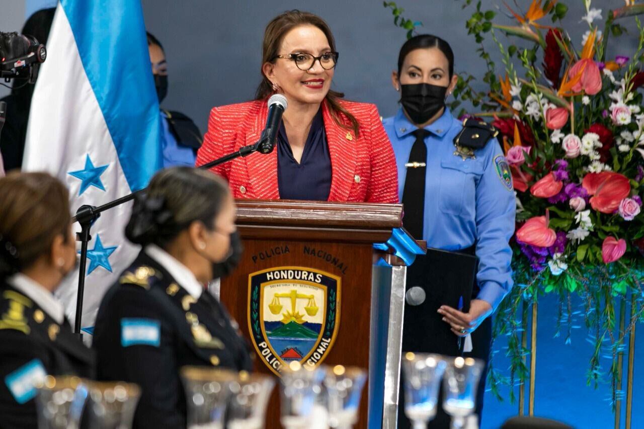 Presidenta de Honduras, Xiomara Castro. Foto: Twitter de Xiomara Castro