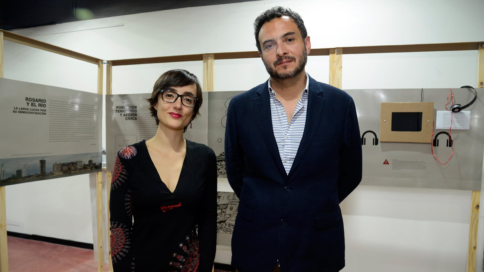 Pamela Colombo y Carlos Salamanca coordinan la muestra que estrenó en Rosario.
