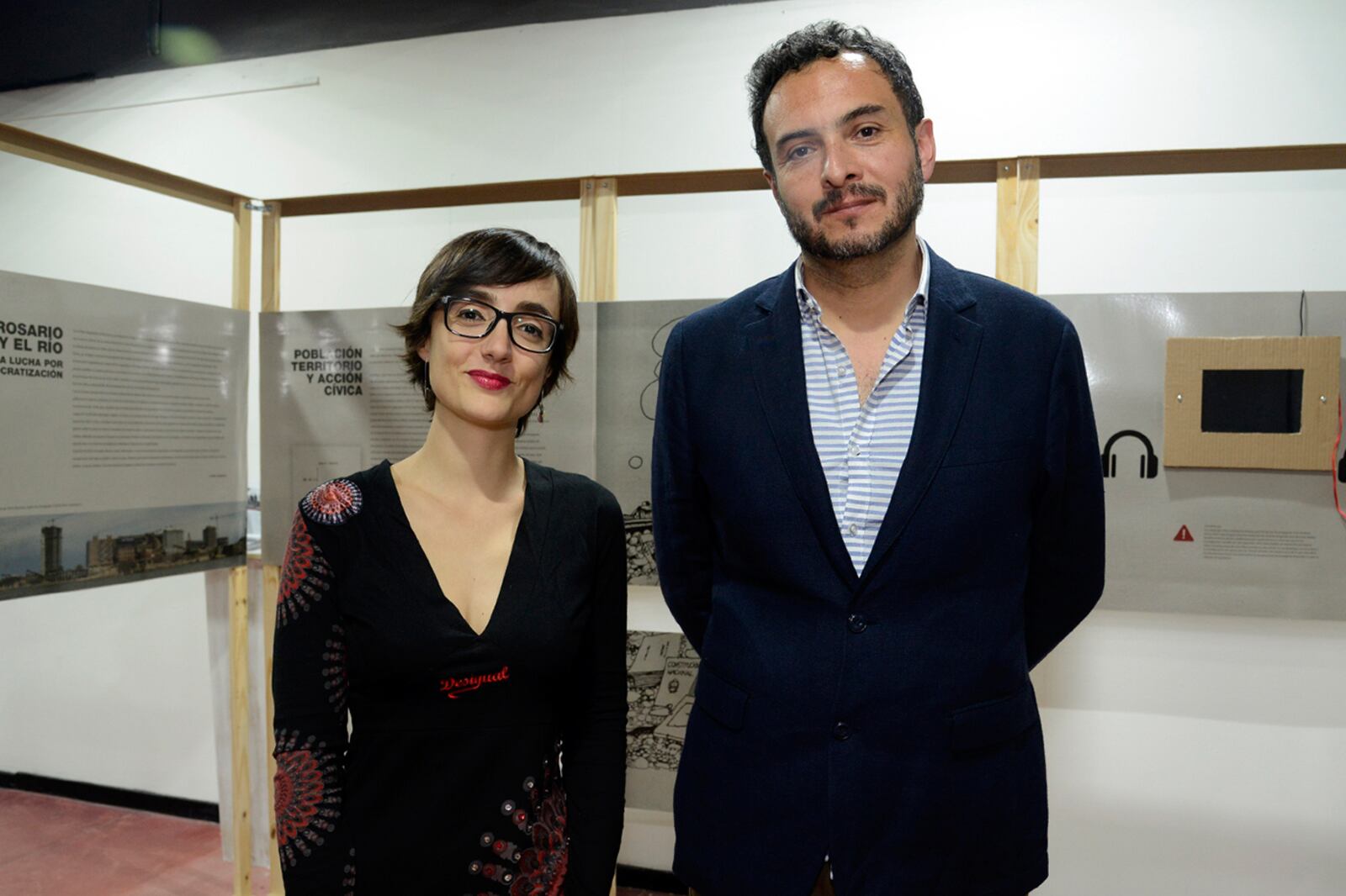 Pamela Colombo y Carlos Salamanca coordinan la muestra que estrenó en Rosario.