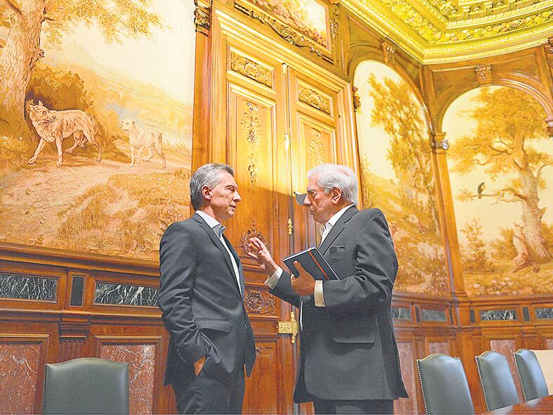 Los encuentros entre Mauricio Macri y Mario Vargas Llosa ya son un clásico de la derecha.