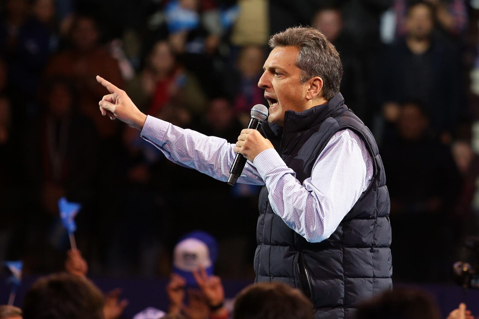 Sergio Massa, candidato de Unión por la Patria. 