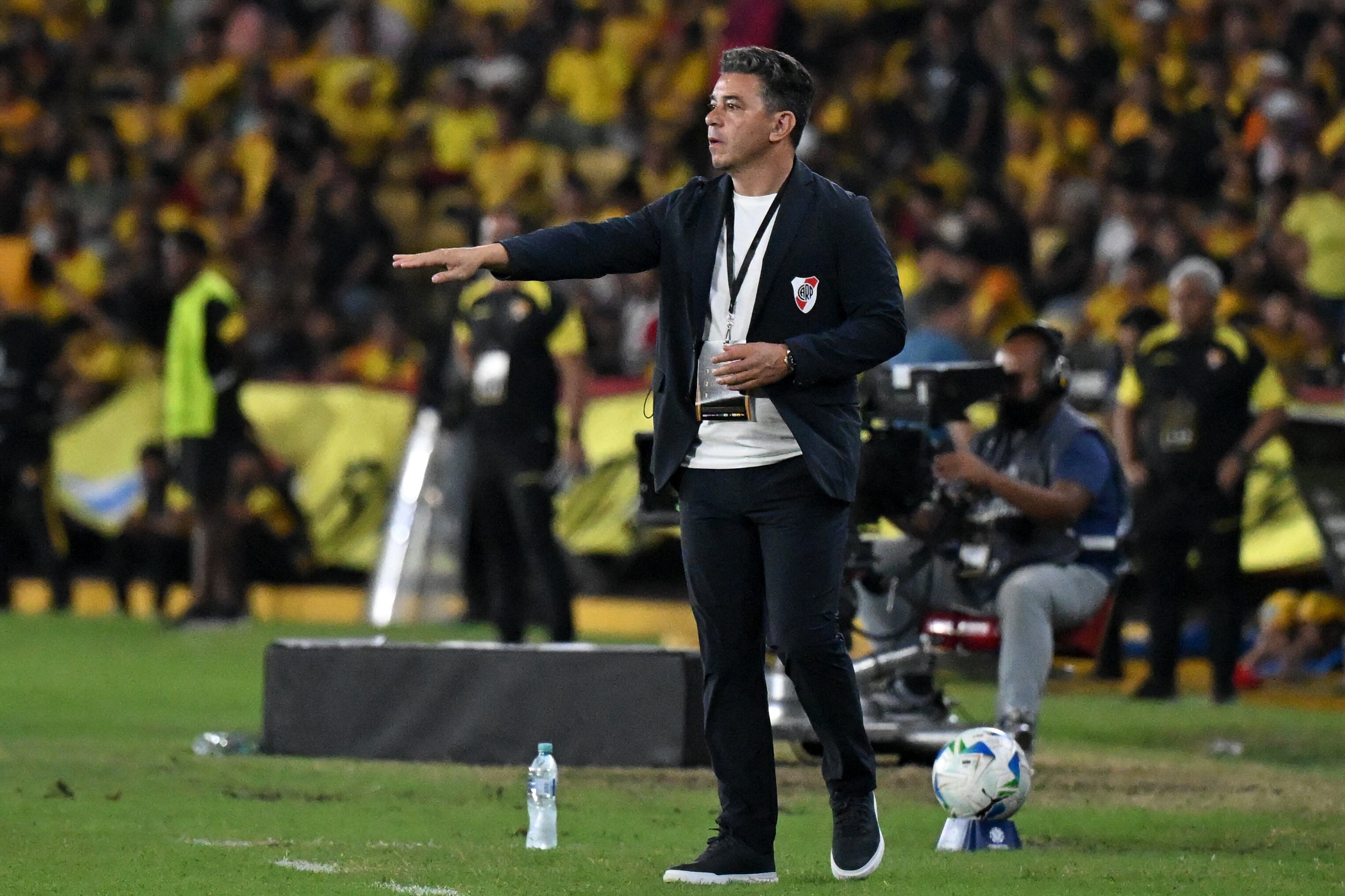 Marcelo Gallardo, quedó muy conforme con el rendimiento de su equipo