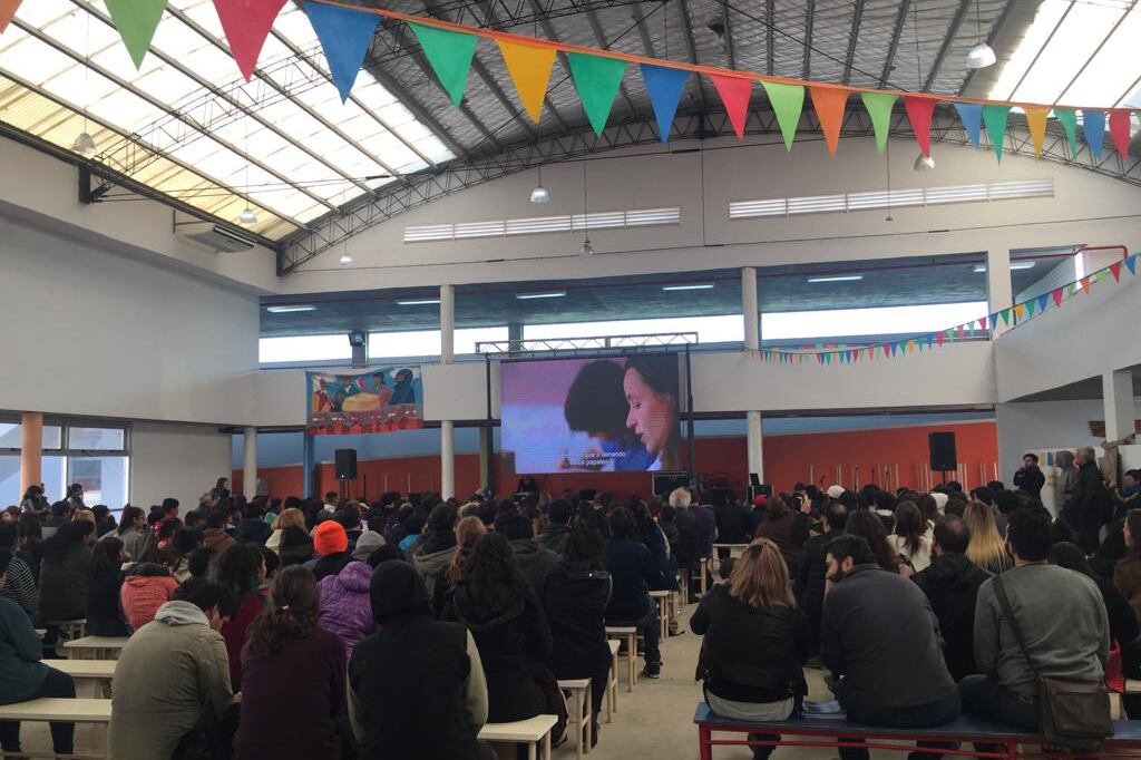 La fiesta de presentación de la película.