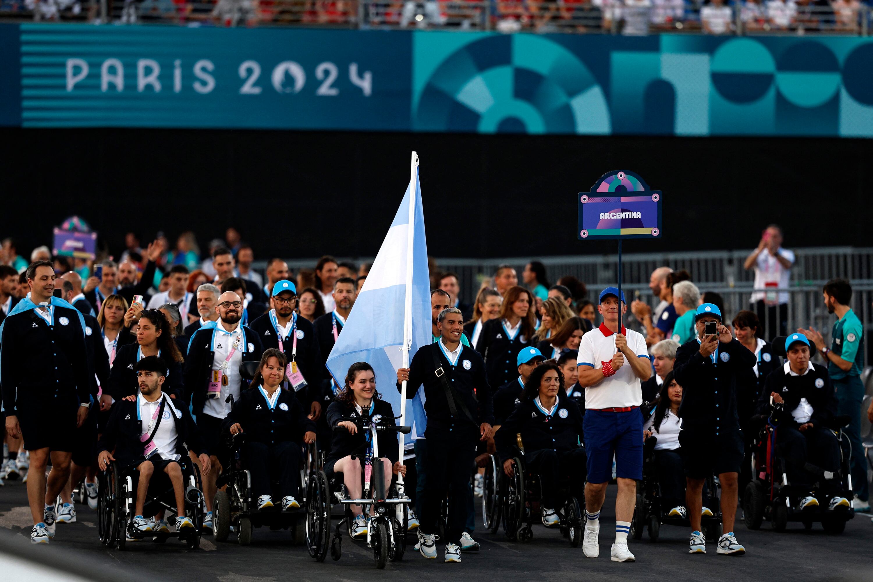 Delegación paralímpica de Argentina.