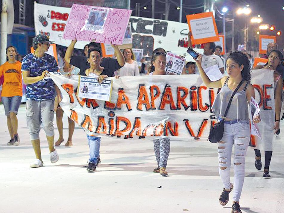La comunidad de Vila Angela acompaña a la familia de Maira en sus reclamos por la joven.
