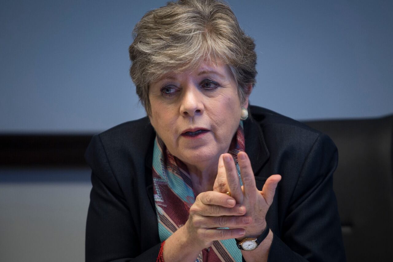Alicia Bárcena, secretaria ejecutiva de CEPAL