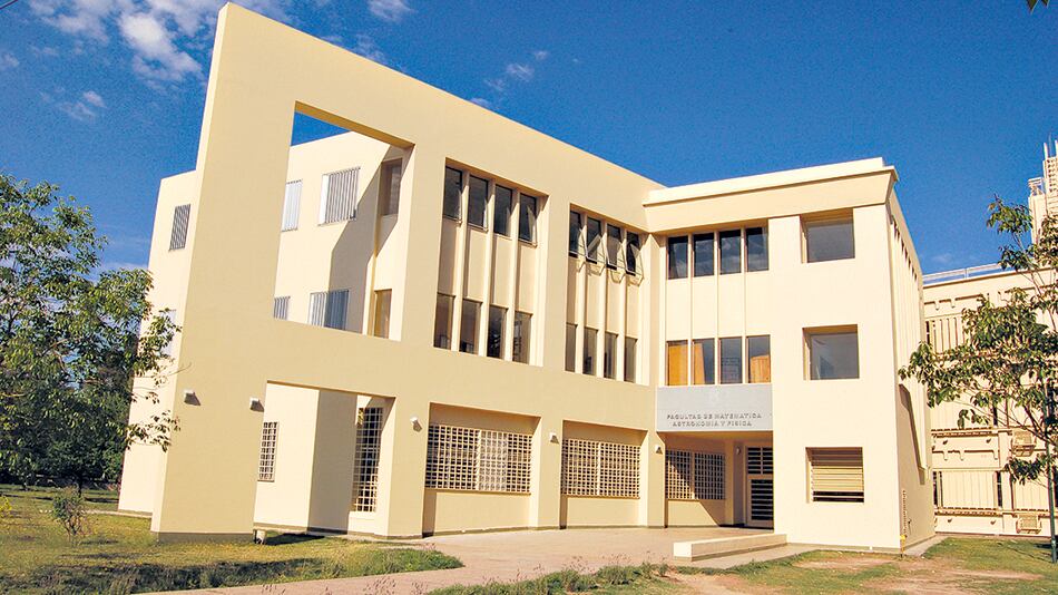 La Facultad de Matemática, Astronomía y Física (Famaf) de la Universidad de Córdoba.