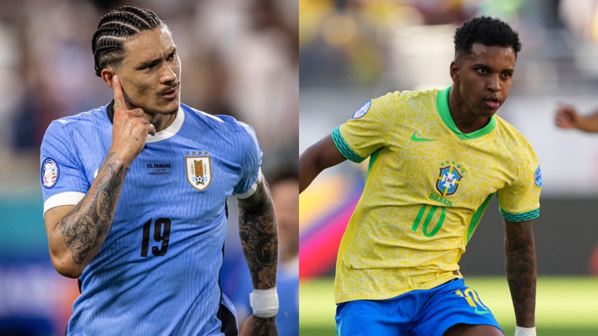 Darwin Núñez y Rodrygo Goes.