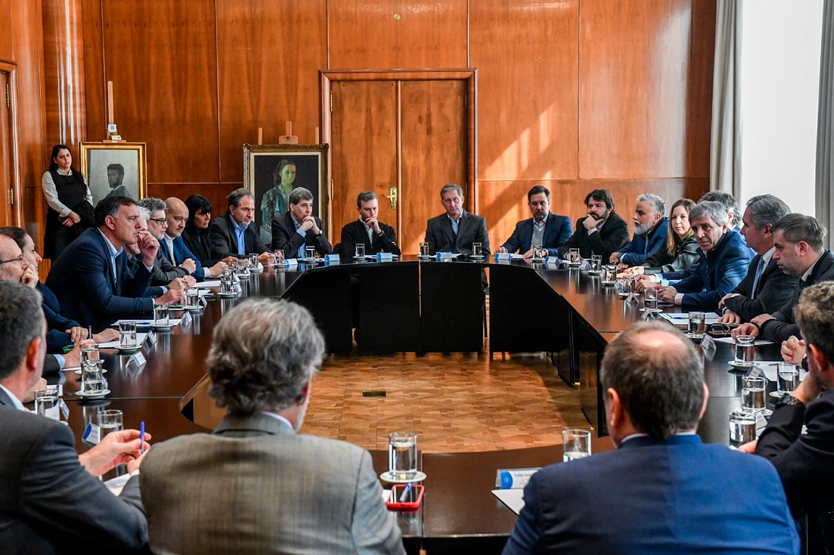 El encuentro se llevó a cabo en el Palacio de Hacienda.