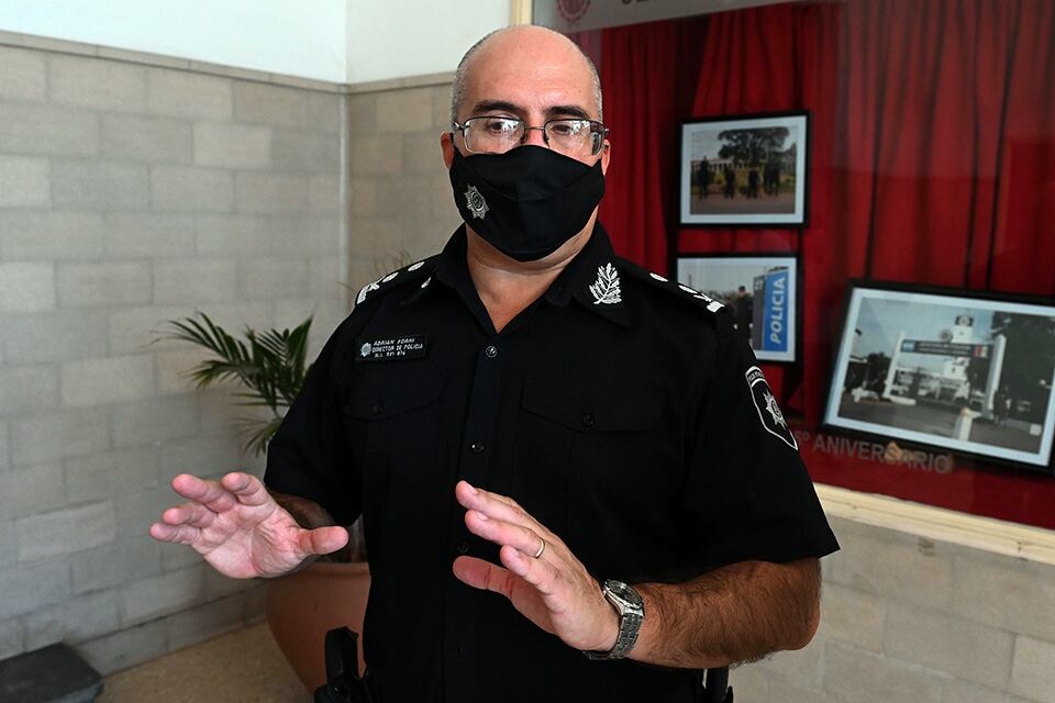 Adrián Forni, jefe de la Unidad Regional II de Policía.