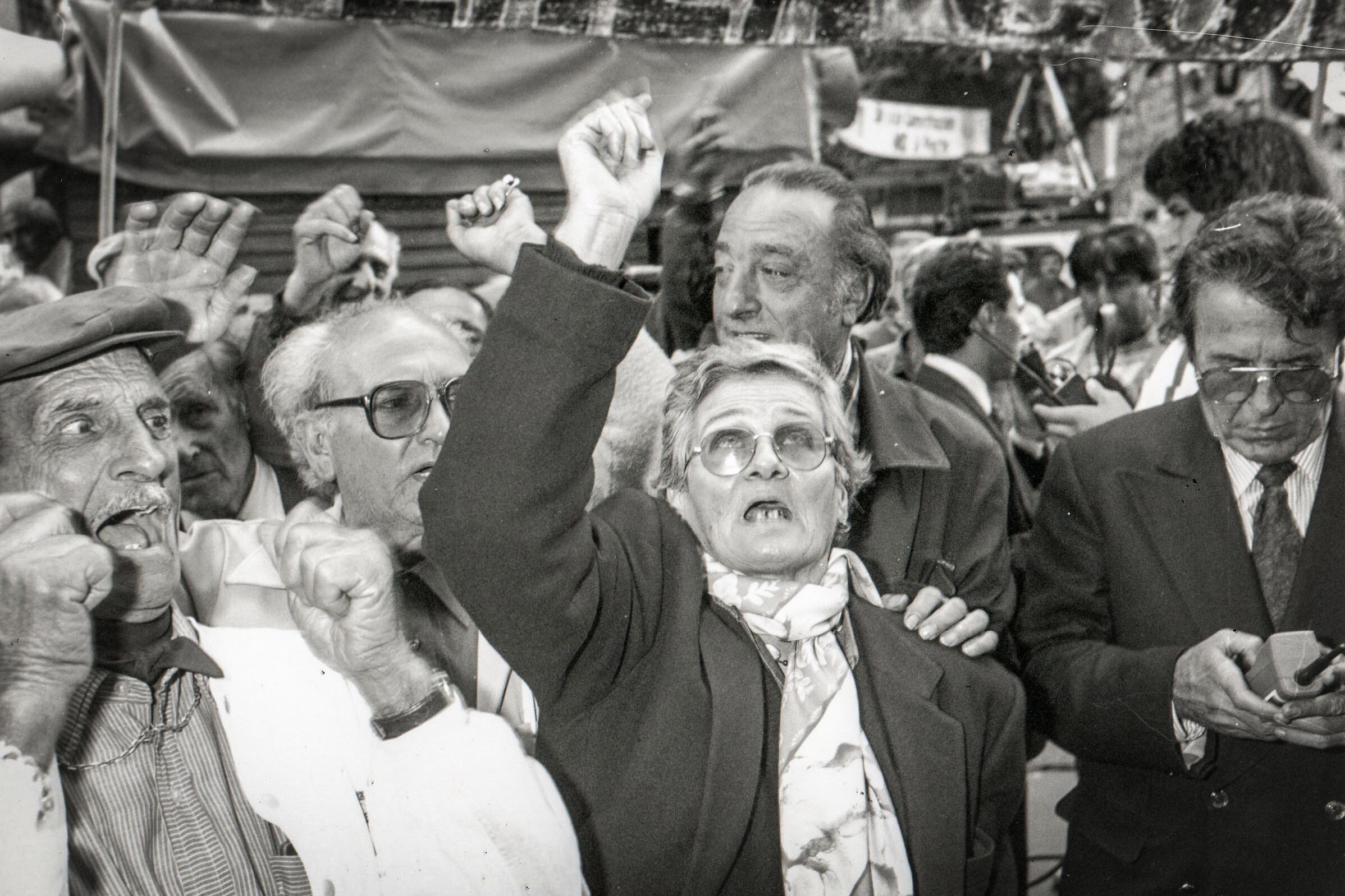 Norma Plá, símbolo de la lucha de los jubilados en los 90