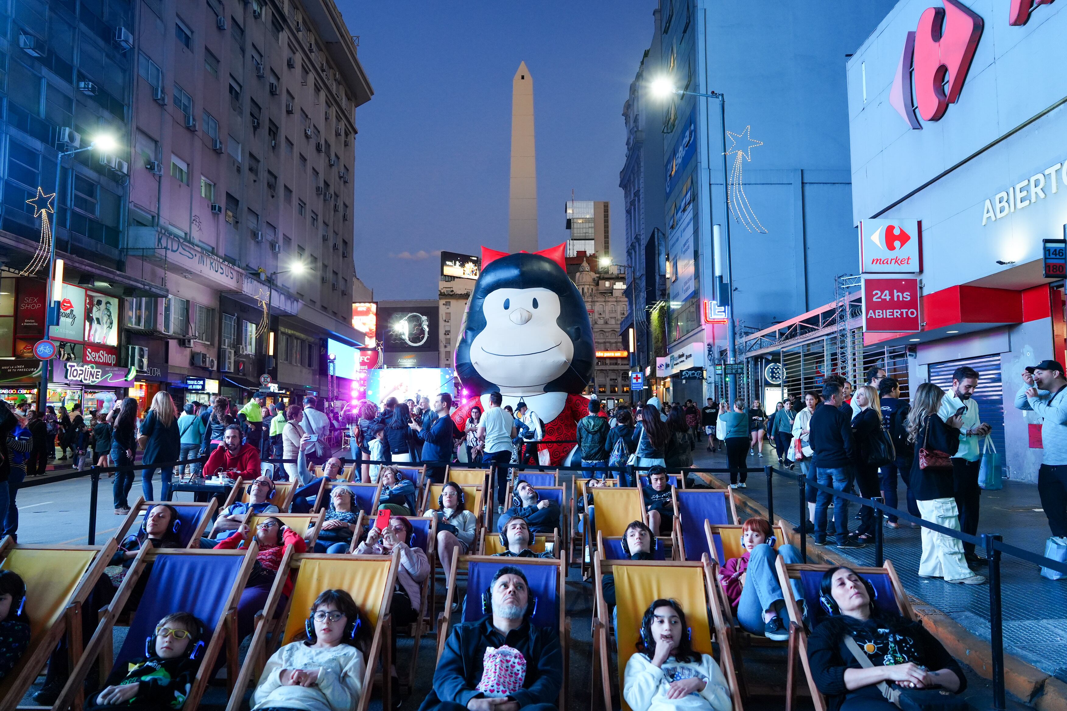 La audiolecturas con los ojos cerrados.