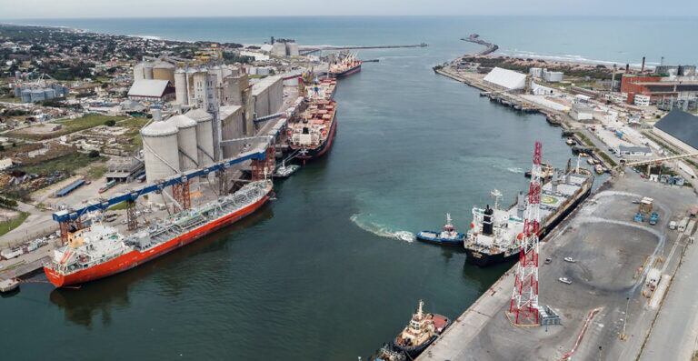 El puerto de Quequén en el foco del debate. 
