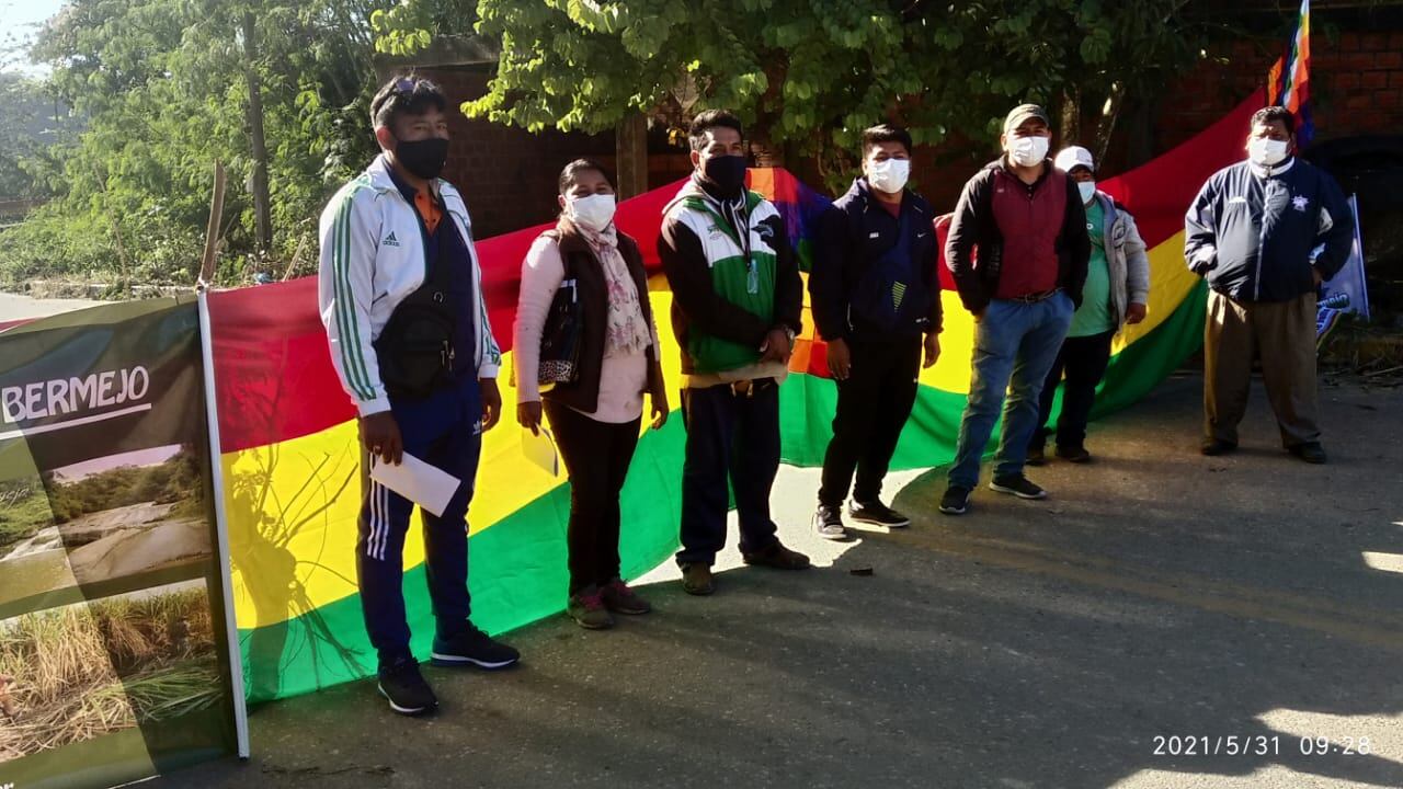 Uno de los cortes en Bermejo