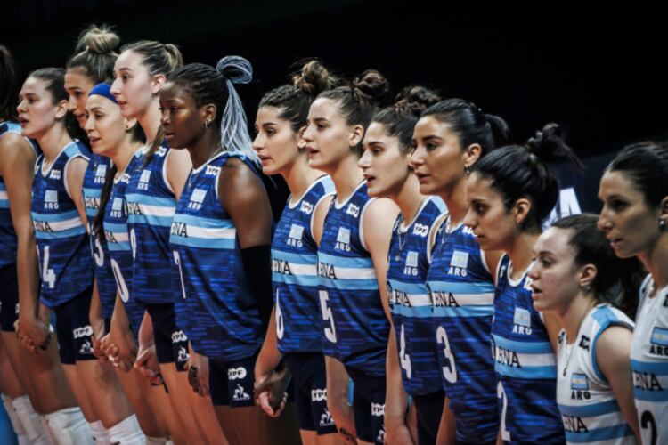 Las Panteras, la selección argentina femenina de voley.