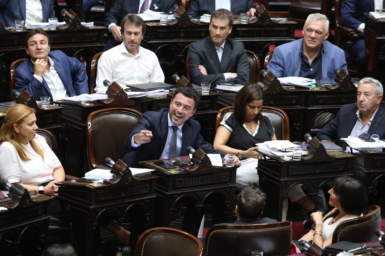 El bloque radical en Diputados, dividido por las internas.