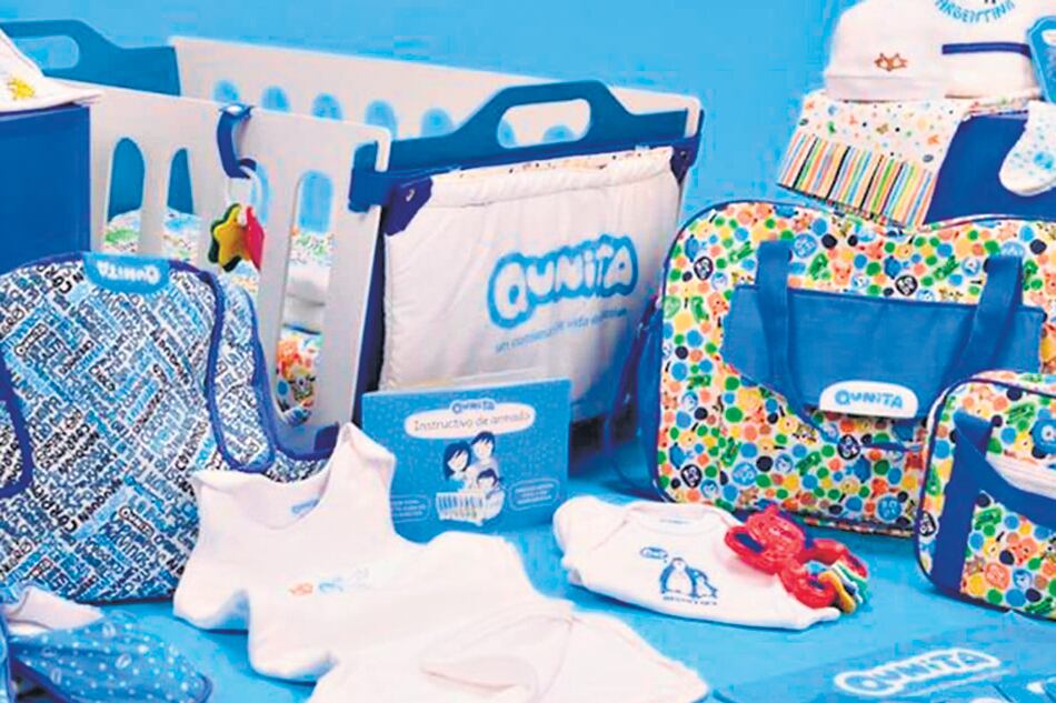 El kit que se repartía en el marco del Plan Qunita durante el anterior gobierno.