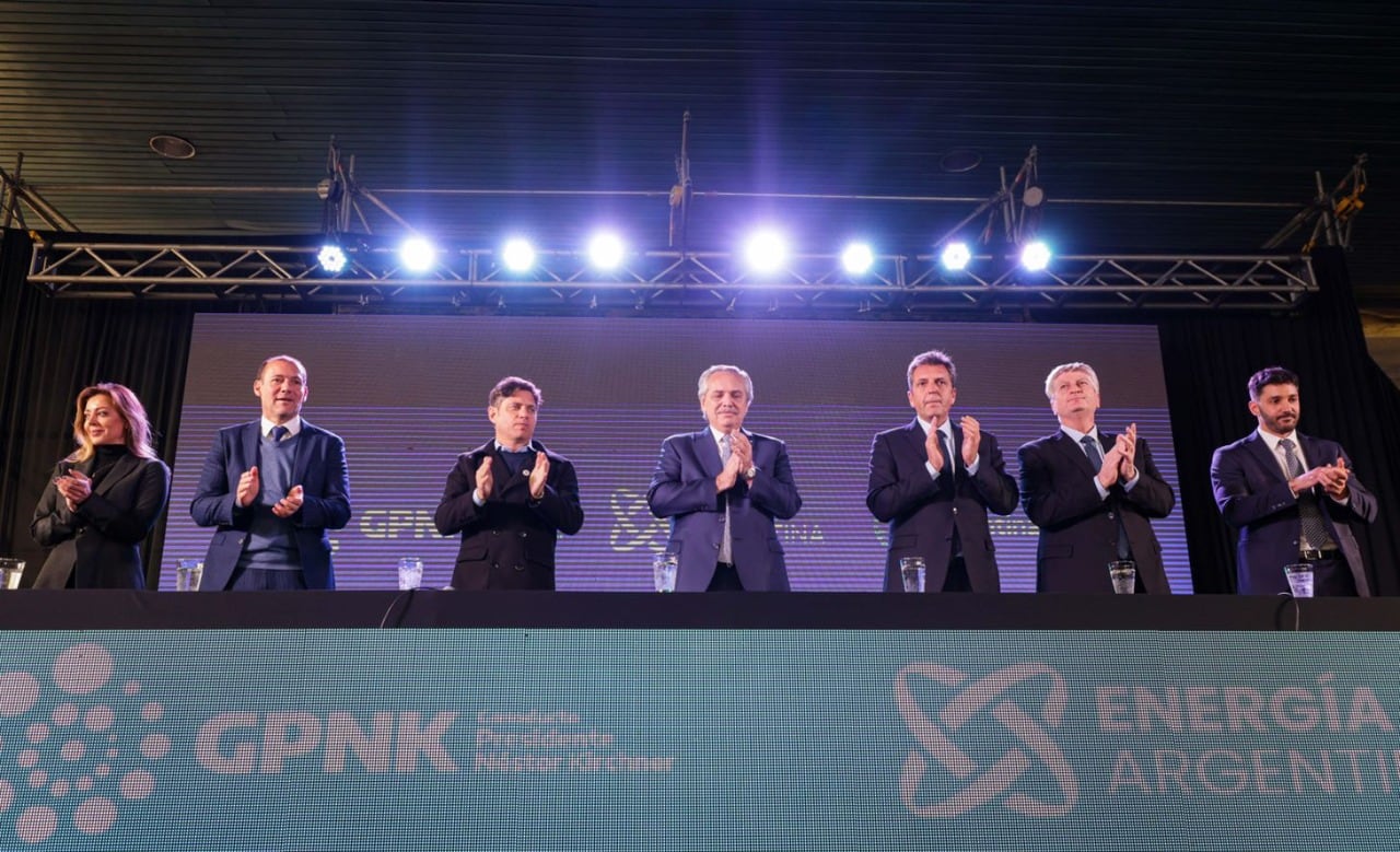 Kicillof, Alberto Fernández y Massa, progatonistas en Salliqueló