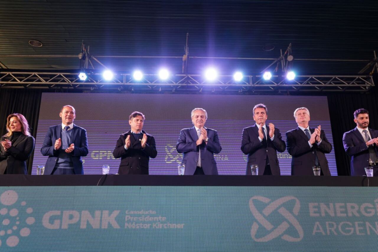 Kicillof, Alberto Fernández y Massa, progatonistas en Salliqueló