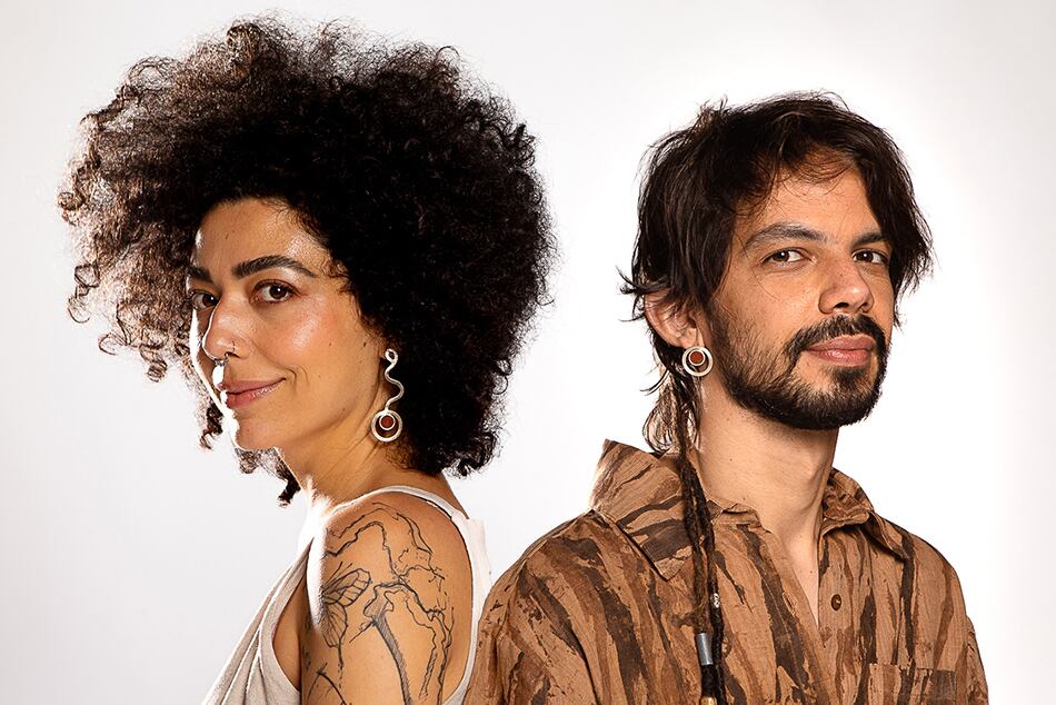 Los brasileños Vanessa Moreno y Salomão Soares.