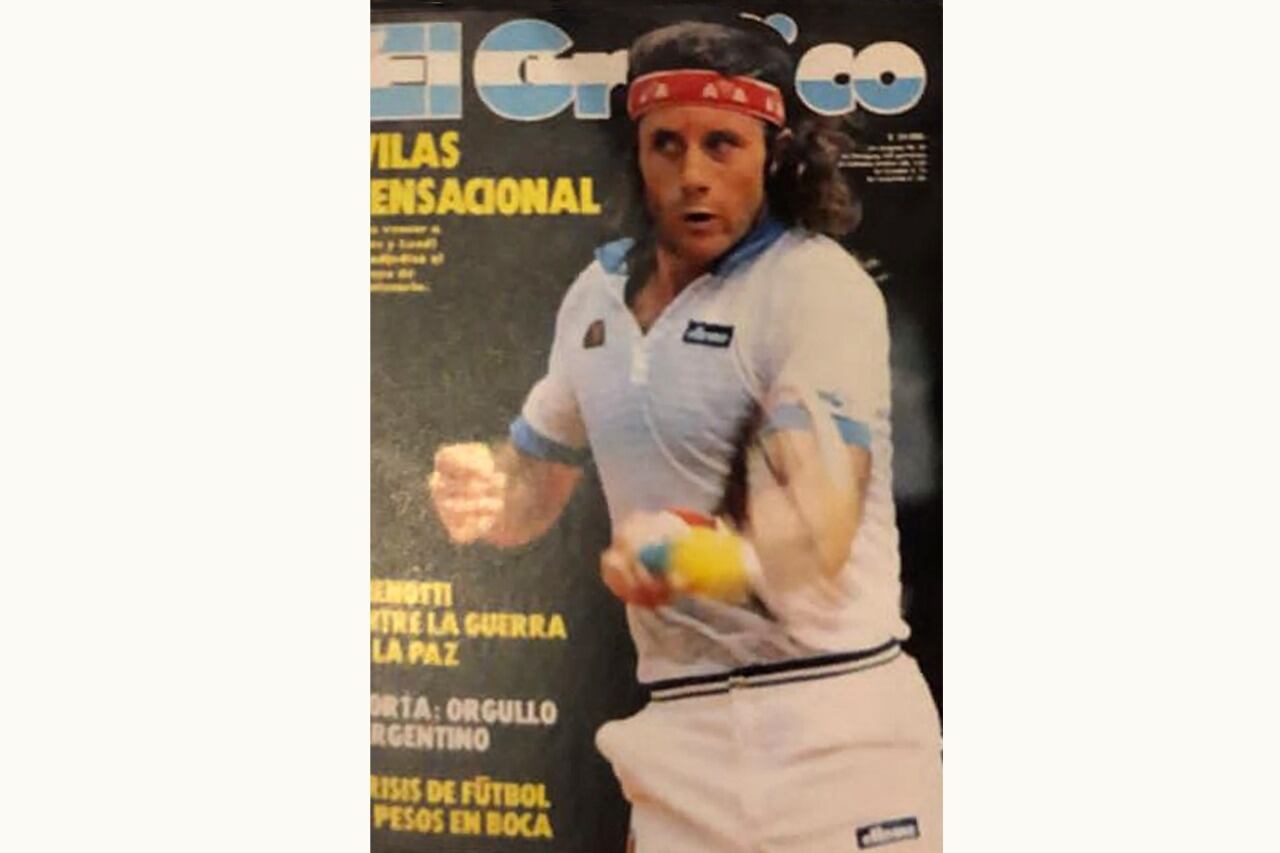 Vilas en una de las tapas de la revista de 1982