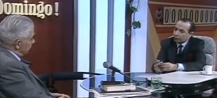 Mario Pereyra, cara a cara con Menéndez, en una entrevista que lejos estuvo de ser jugada.