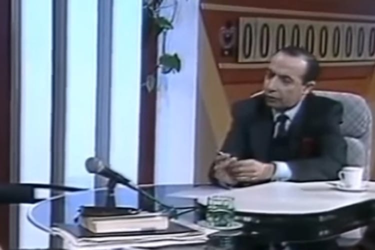 Mario Pereyra, cara a cara con Menéndez, en una entrevista que lejos estuvo de ser jugada.