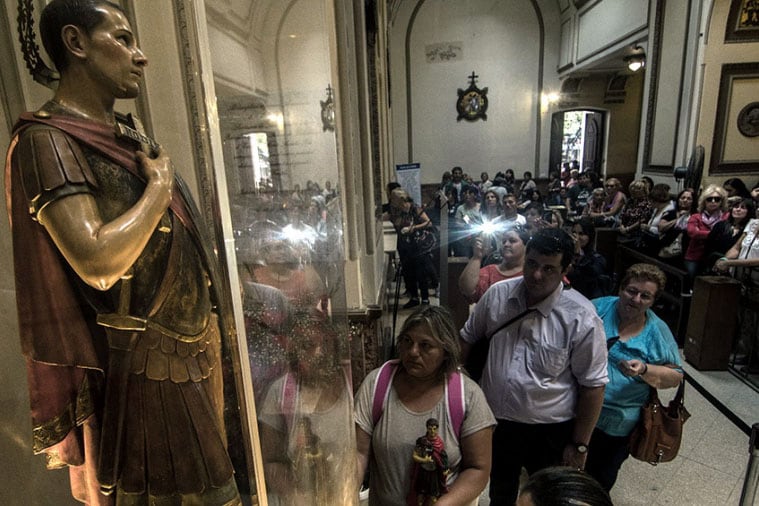 San Espedito, patrono de las causas justas y urgentes.