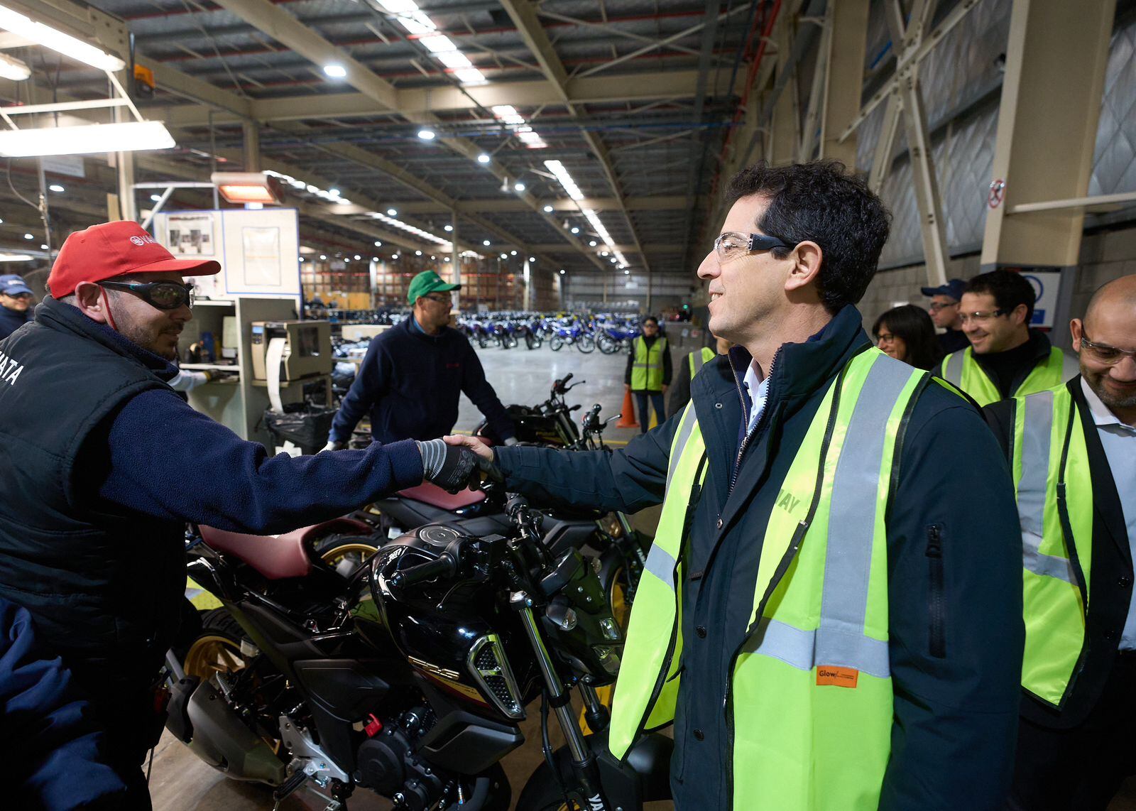 El ministro del Interior, de campaña.