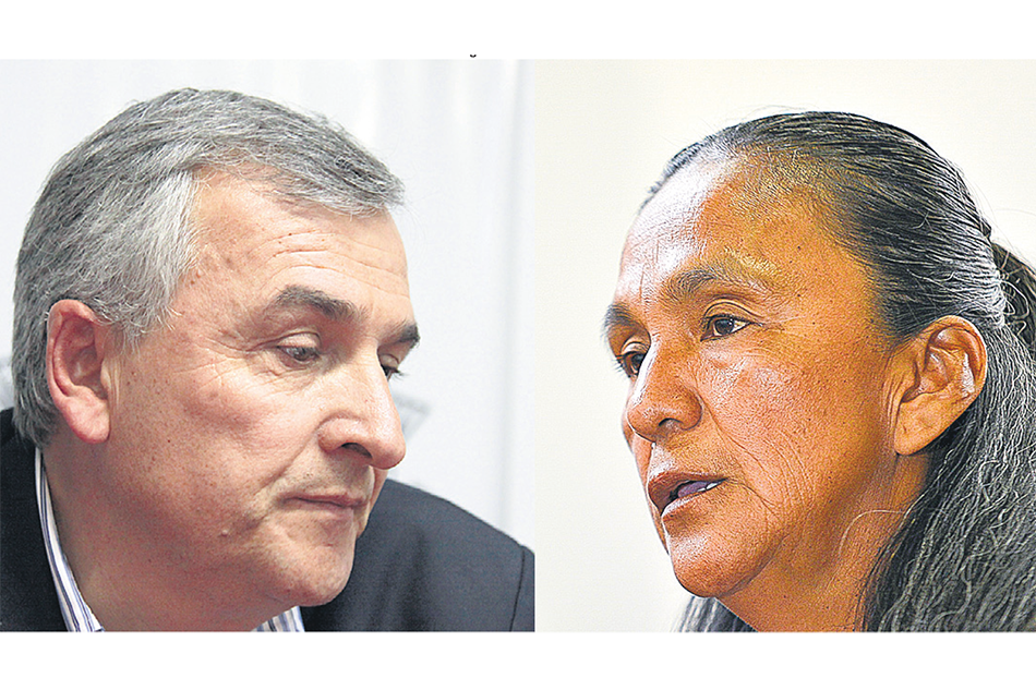 Gerardo Morales y Milagro Sala.