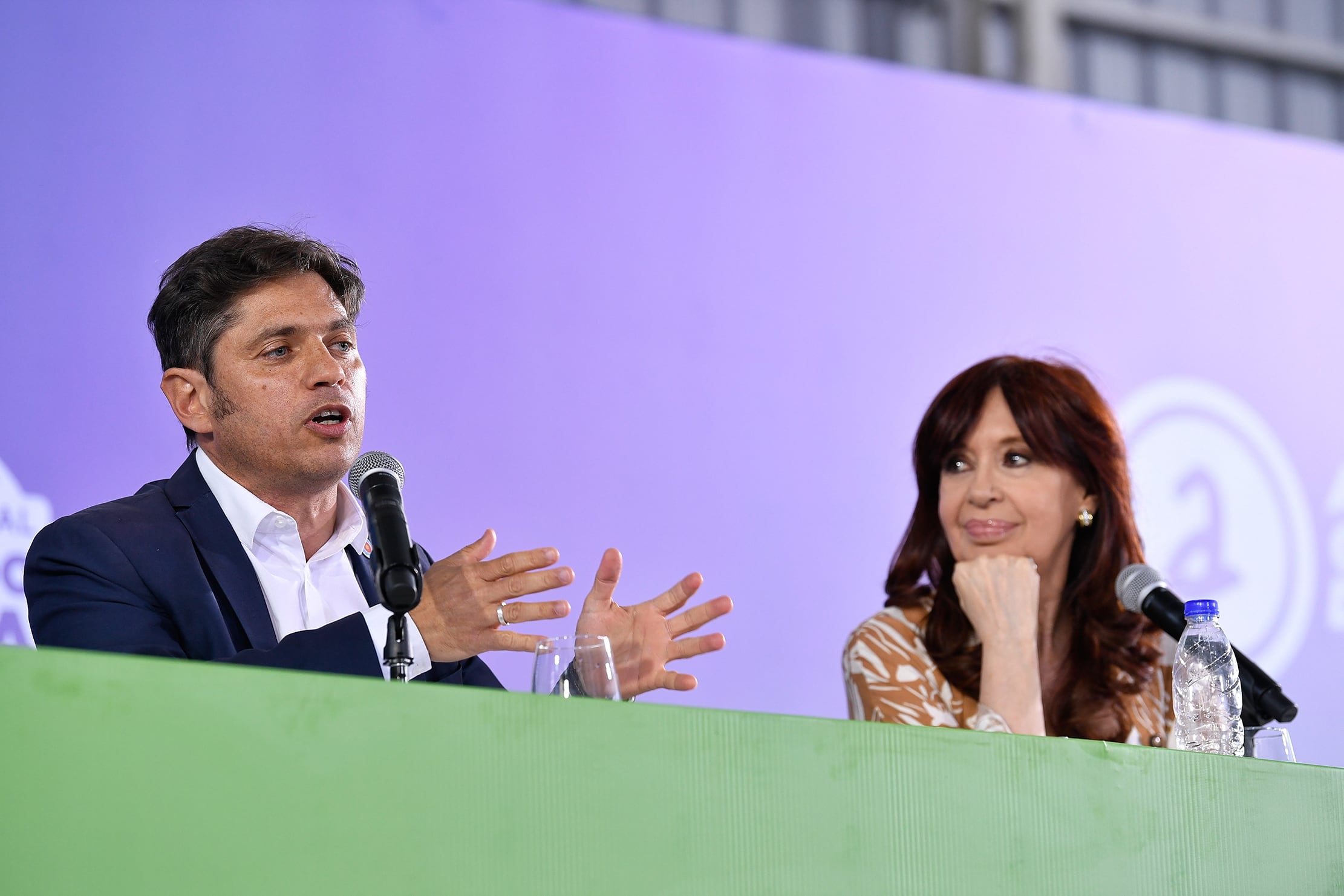 Axel Kicillof y Cristina Fernández de Kirchner.