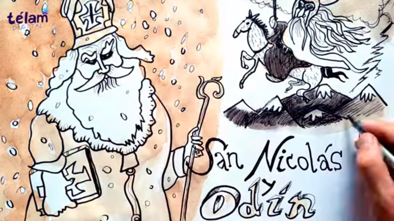 Rep mostró los origenes de la popular figura navideña. 