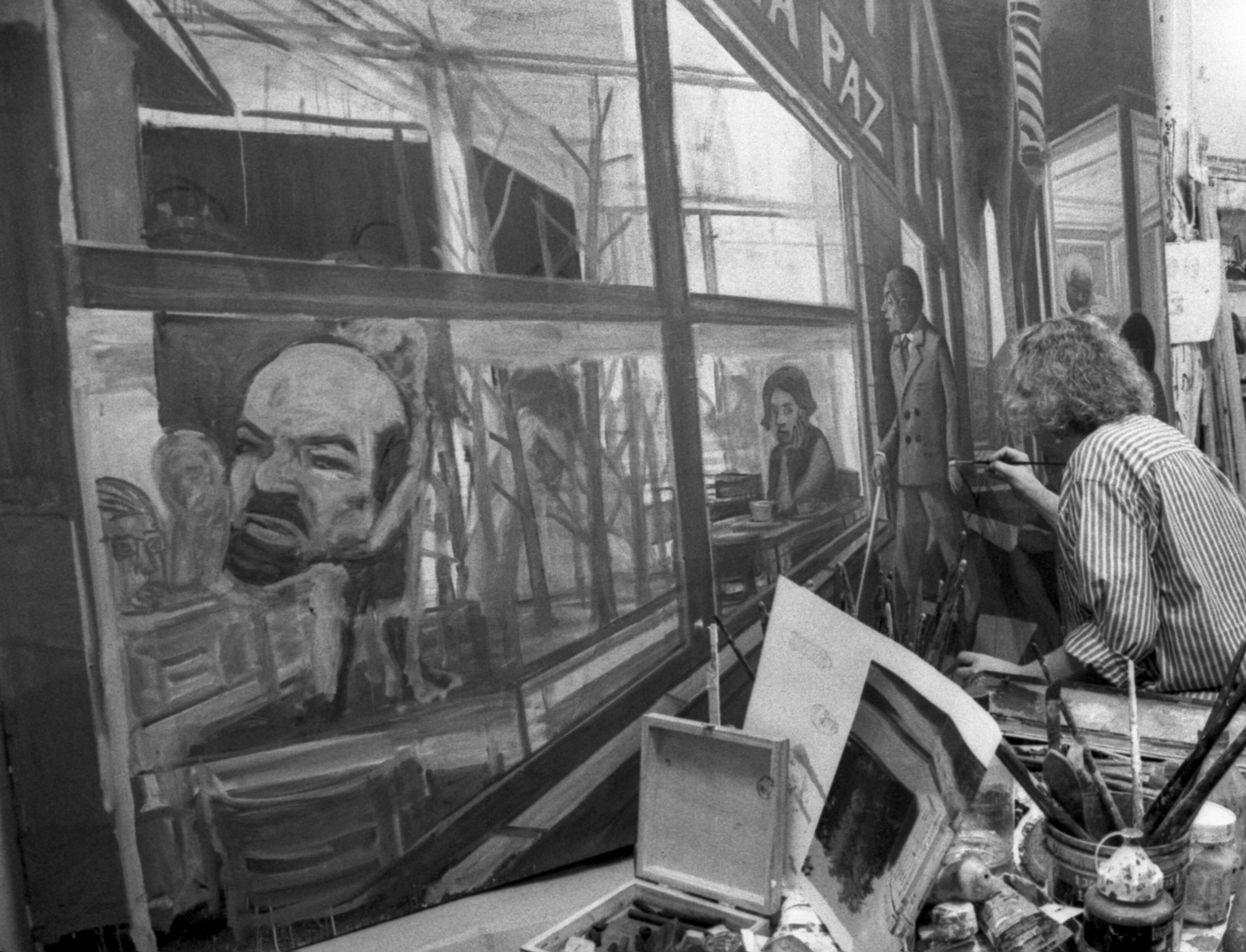 Unas 2 mil personas se sumaron a la visita guiada del artista plástico.