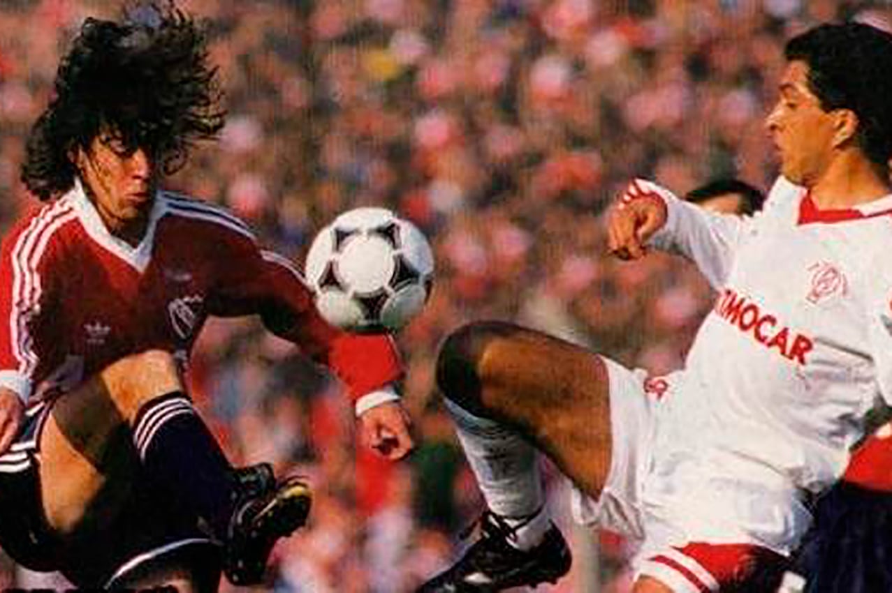 Garnero y Marini definiendo el torneo en 1994