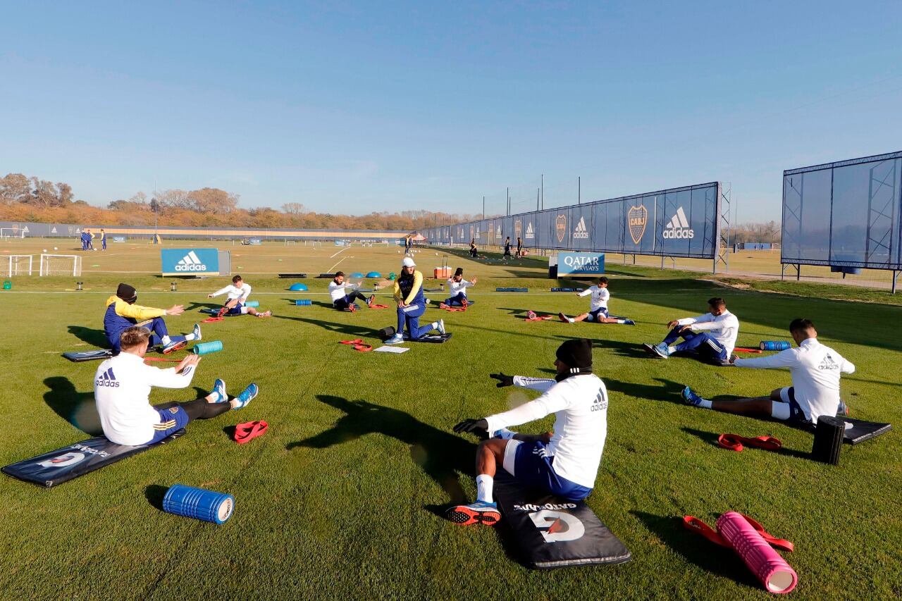 El entrenamiento xeneize.