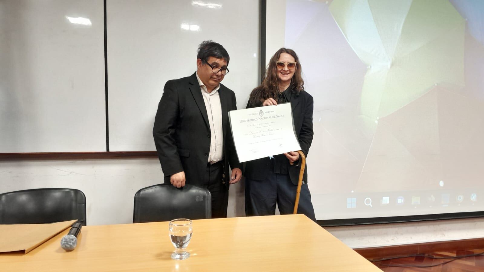 Daniel Hoyos y Lucrecia Martel