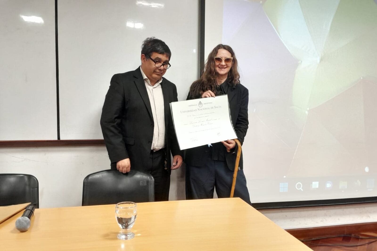 Daniel Hoyos y Lucrecia Martel