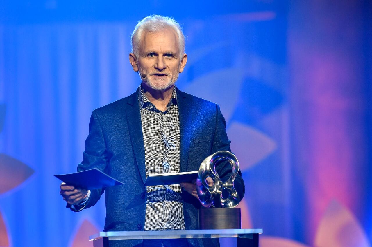 Ales Bialiatski, activista detenido y ahora premiado.