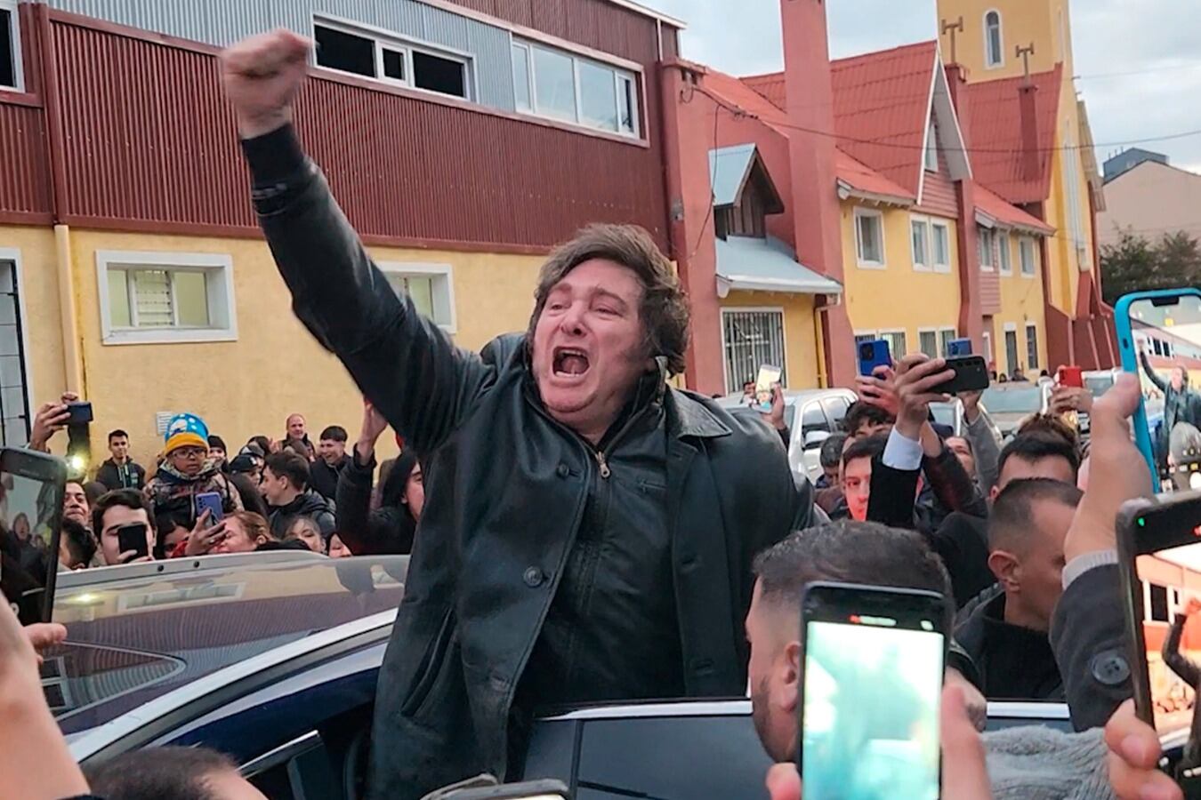 Javier Milei, líder de la ultraderecha y el candidato a Presidente más votado en las PASO.