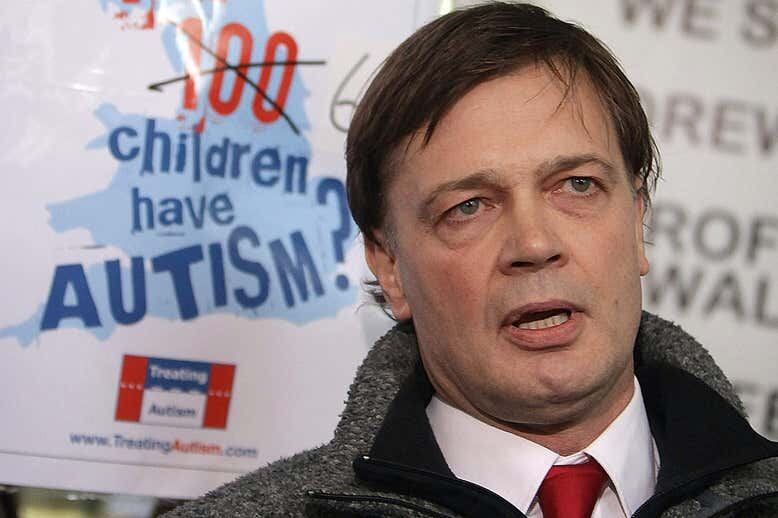El médico británico Andrew Wakefield