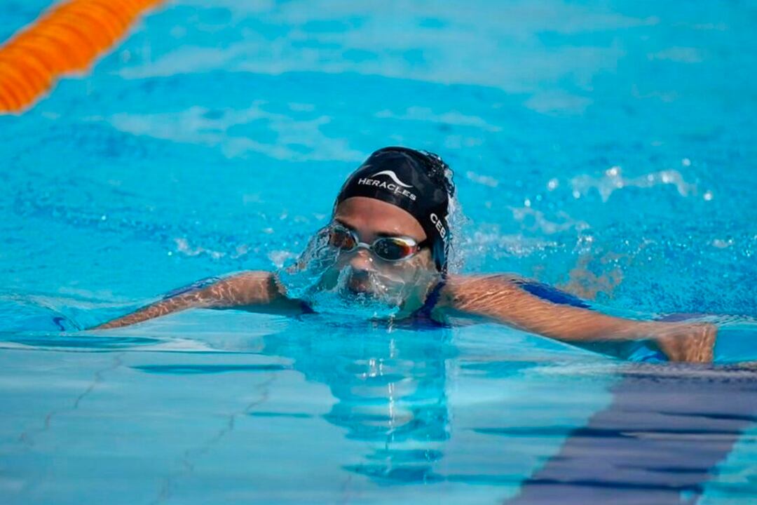 Macarena Ceballos, nadadora argentina.