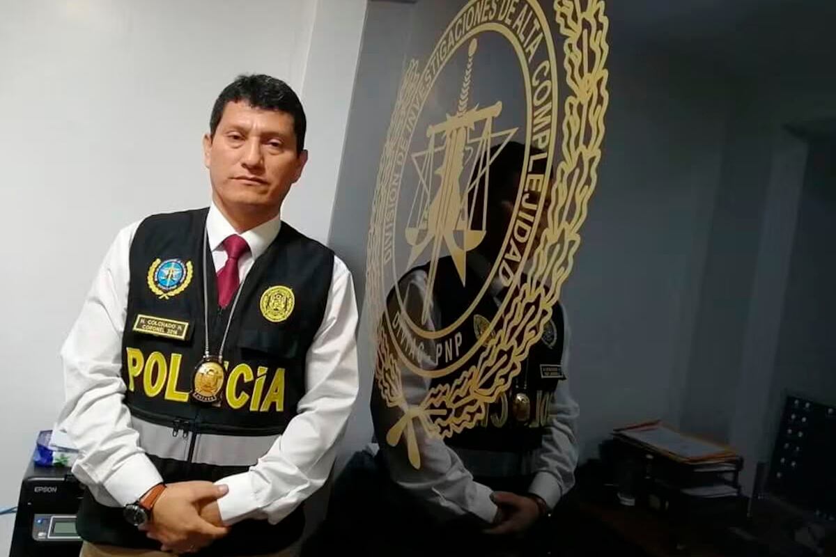 Harvey Colchado, coronel de la Policía Nacional de Perú.