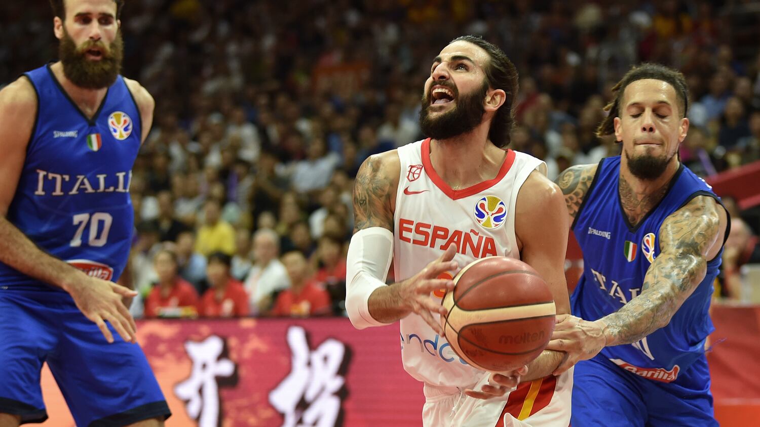Ricky Rubio, líder anotador por España.