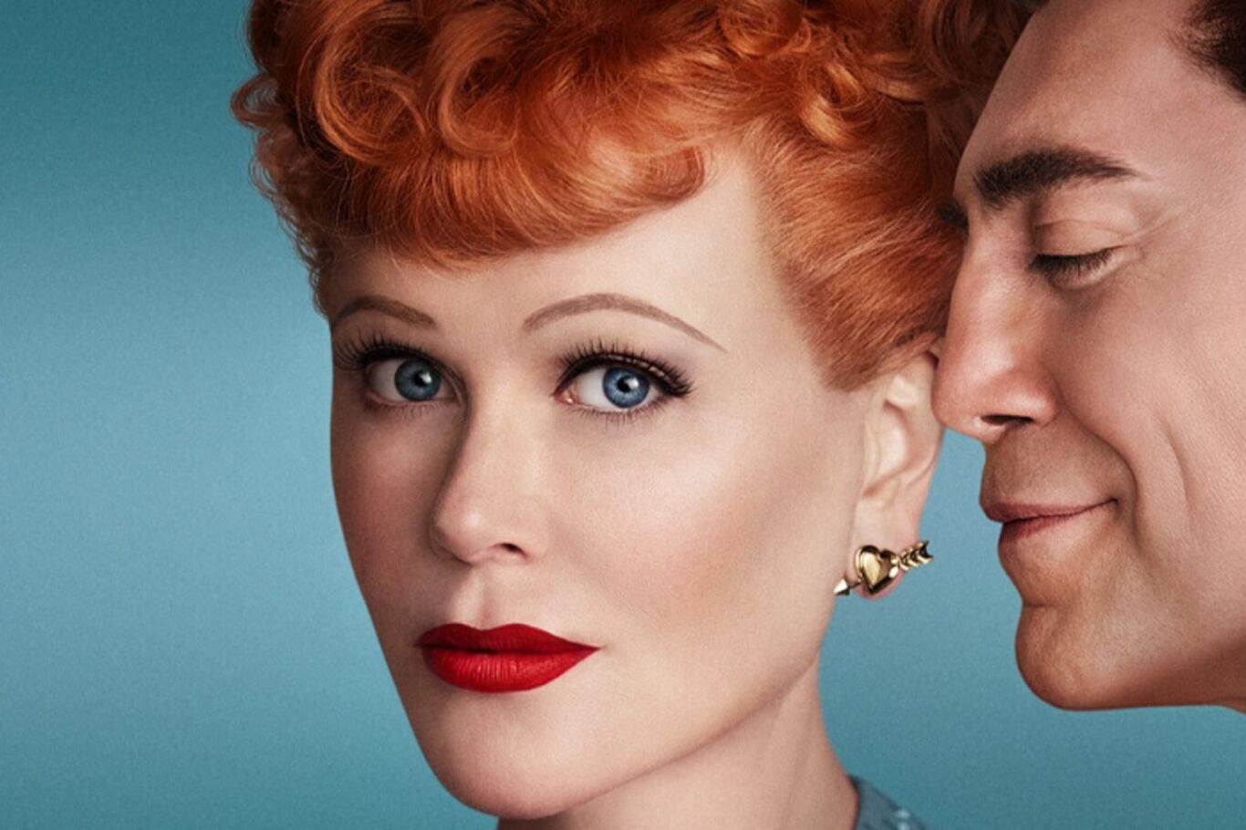 Nicole Kidman y Javier Bardem como Lucille Ball y su marido Desy Arnaz.