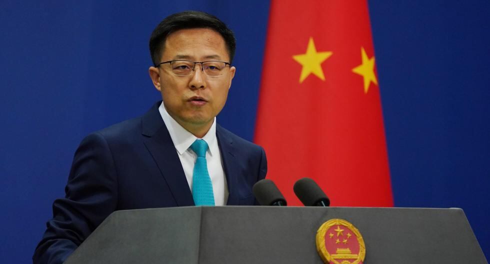 Zhao Lijian, portavoz diplomático de China.