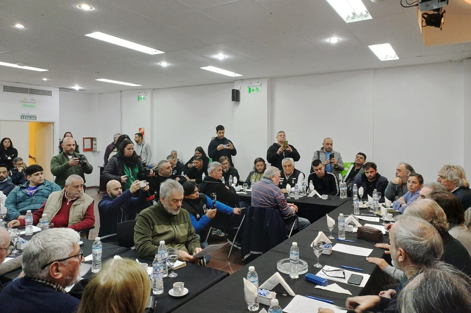 Ayer se hizo la reunión para definir la participación en la marcha. 