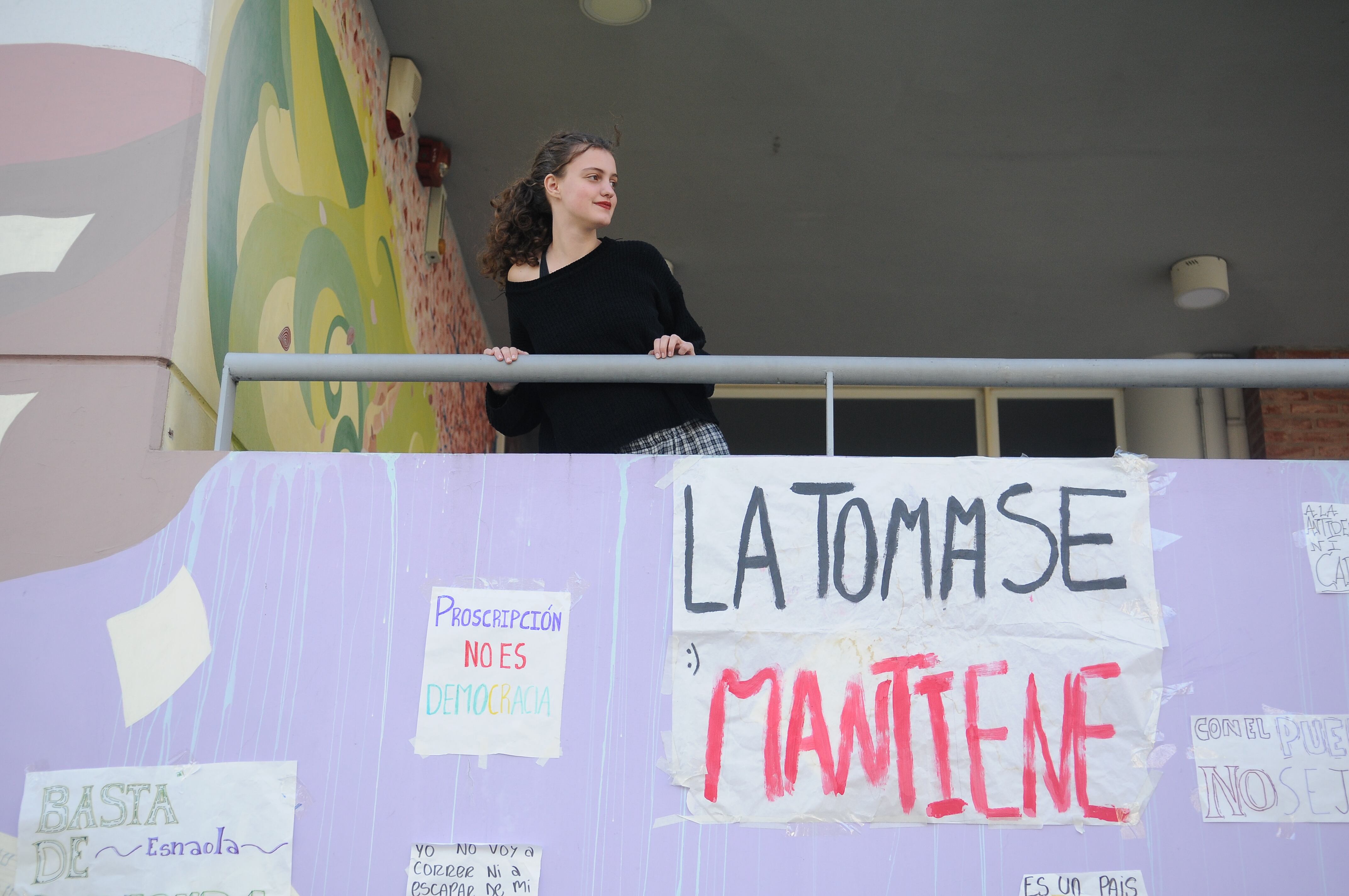 Alma Monzani, presidenta del Centro de Estudiantes del Esnaola. 